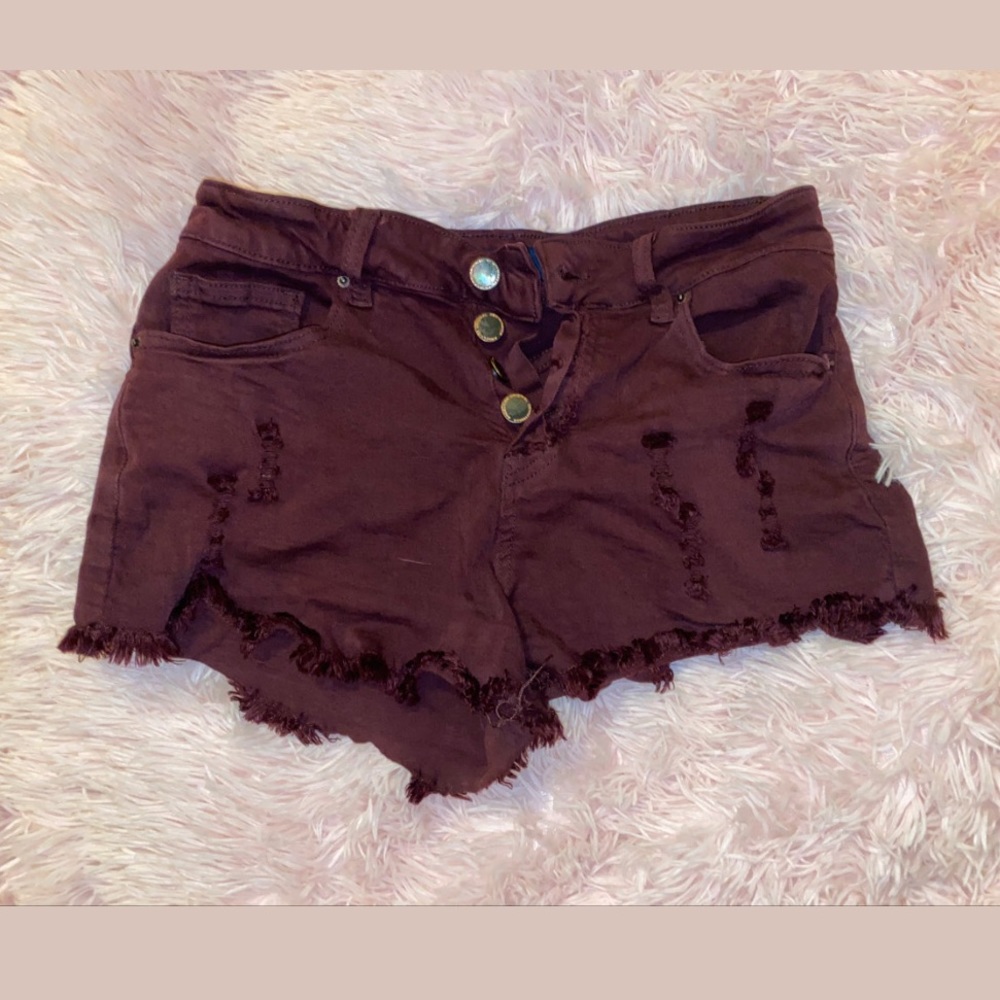 Maroon shorts